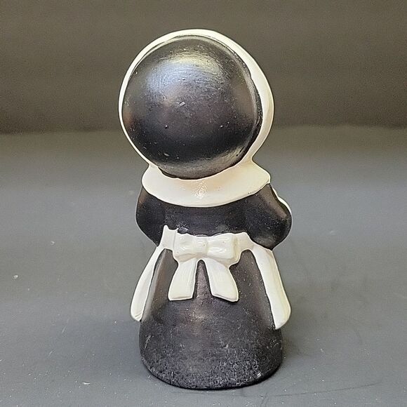 Thanksgiving Pilgrim Couple,Horn Of Plenty, Hand Painted Ceramic Vintage (1) - Picture 7 of 12